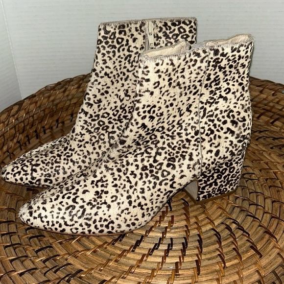Matisse Leather Goldie ankle fur booties - Picture 1 of 7